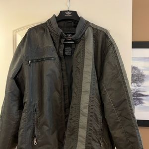 XL Nylon Harley-Davidson bomber type jacket